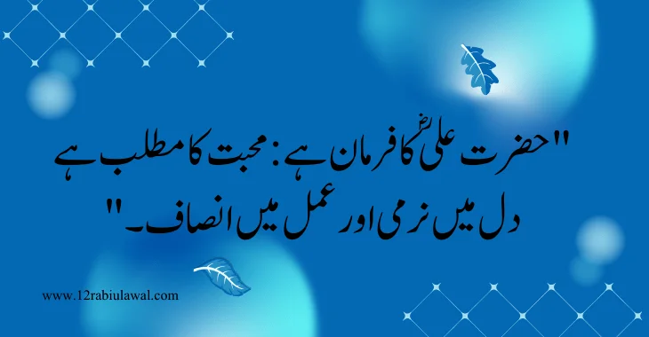 33 Hazrat Ali (R.A) Quotes In Urdu About Love 2024